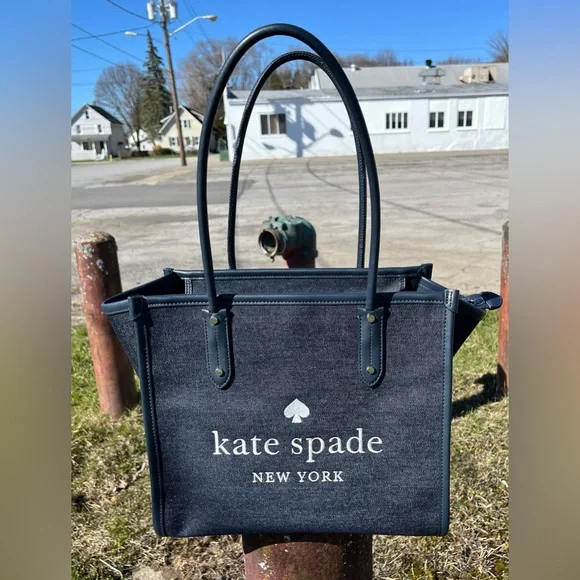 Kate Spade Denim Bag. π - Picture 1 of 12